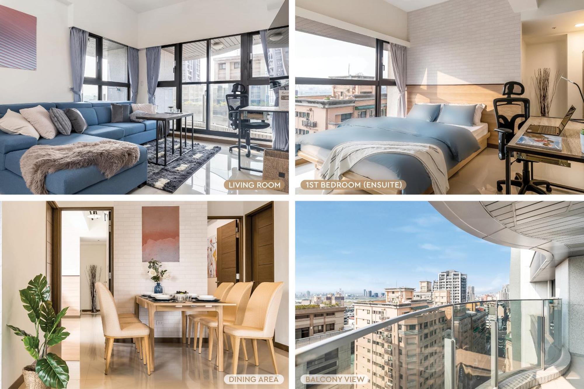 High Floor New Bldg 4B2Bldk Ximending, Stunning Views • 高層新樓 4房2衛 西門町 美景 Apartment Taipei Exterior photo